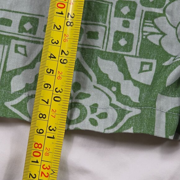 Reyn Spooner Classic Fit Mens XL Green Floral Button Shirt Casual Aloha Comfort - Picture 9 of 9